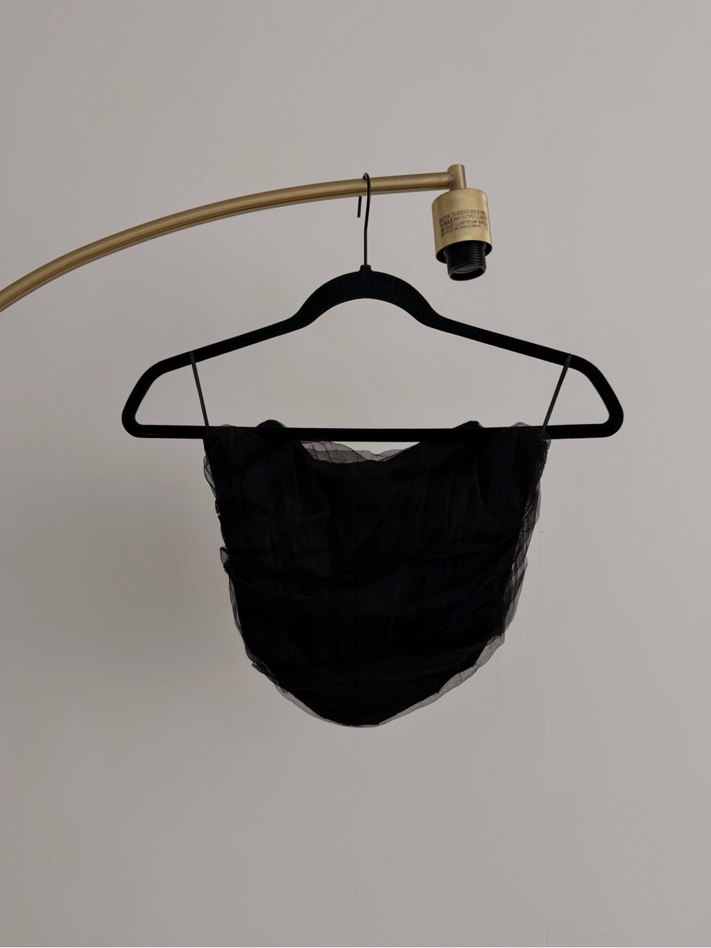 Zara Tulle Corset Bustier